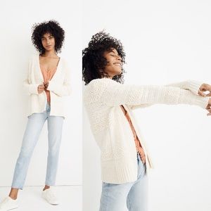Madewell Bronson Cardigan Cream